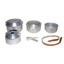 Aluminium Camping Cookware Set (CL2C-DT2116-6)